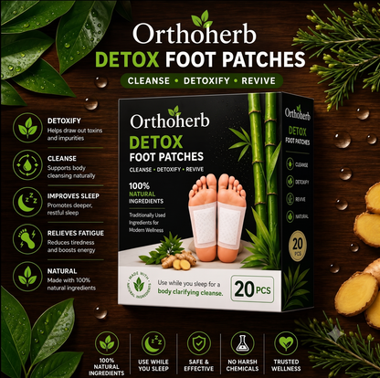 Orthoherb® Herbal Foot Patches