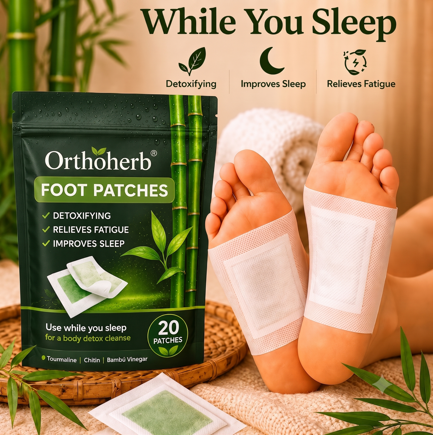 Orthoherb® Herbal Foot Patches
