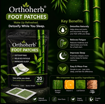 Orthoherb® Herbal Foot Patches